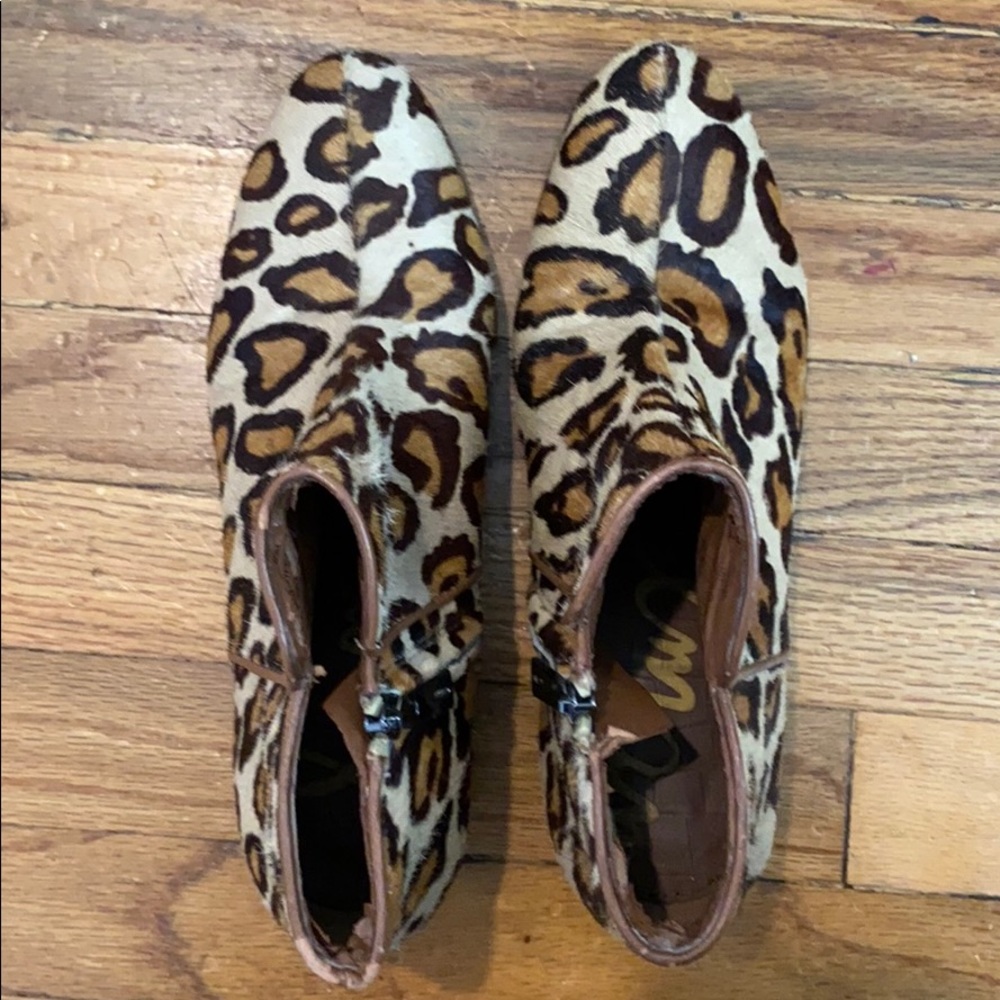 Cheetah Print Booties